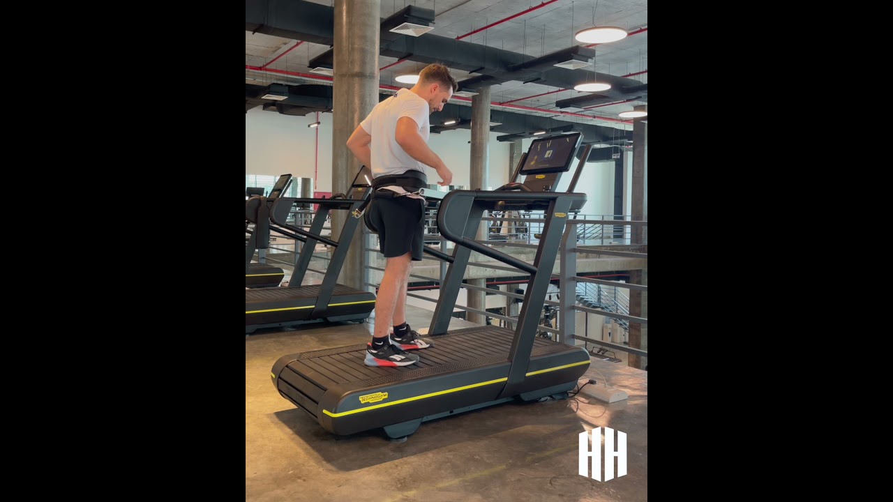 Checking out the TechnoGym SkillRun - Sled Push and Parachute Run