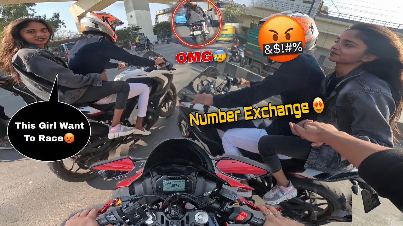 RS 200 Girl Want To Race With My Bike😤 || Kya Bike Chala Rha Hai RS200😍|| R15 V4 V/s Rs 200