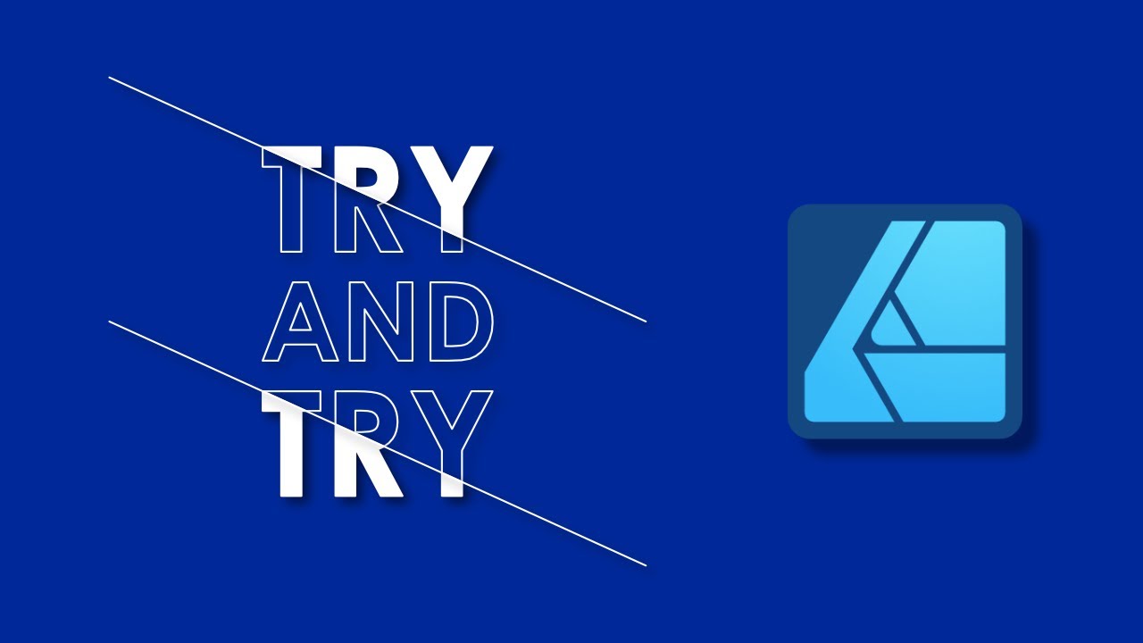 Sliced Text Effect in Affinity Designer!