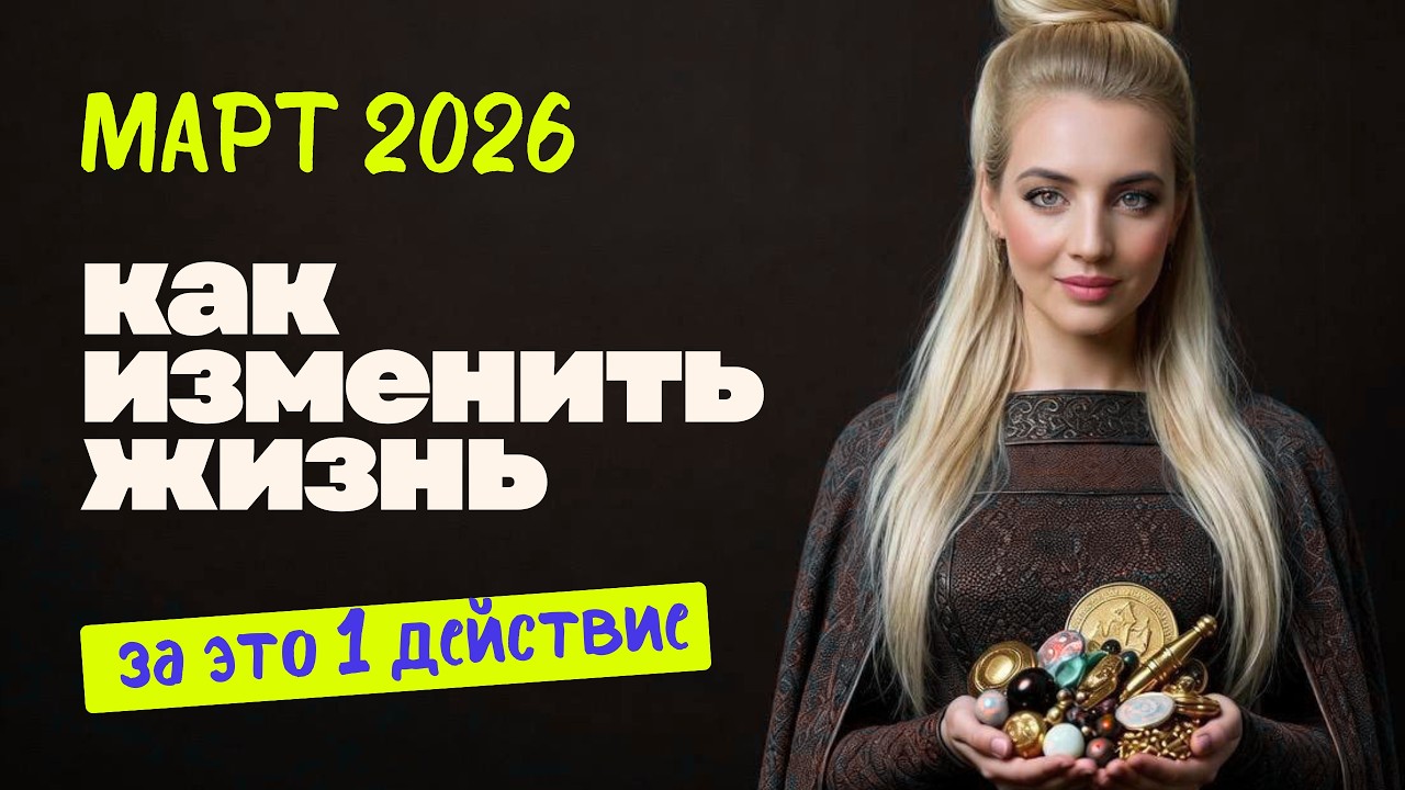Всего 1 действие ИЗМЕНИТ именно ТВОЮ ЖИЗНЬ уже в МАРТЕ 2026 | Практика, которую вы не знали