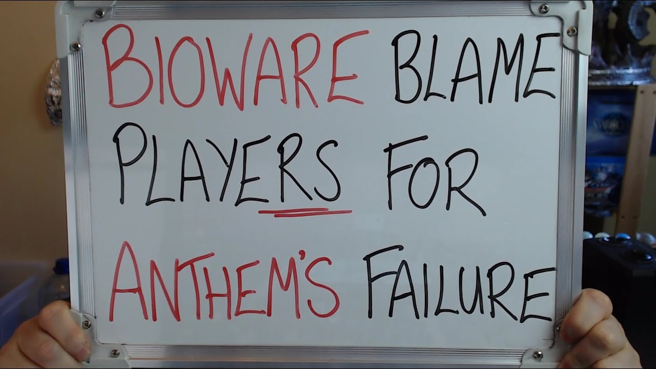 BIOWARE Allegedly BLAME PLAYERS for ANTHEM'S Failure!!