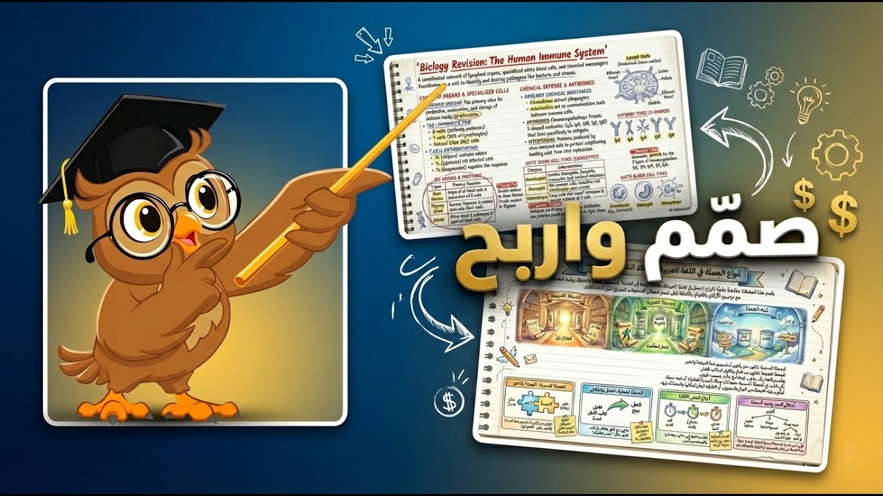 إنفوجرافك بكتابة تشبه خط اليد Handwritten Infographic: صمّم واربَح من تصميماتك التعليمية