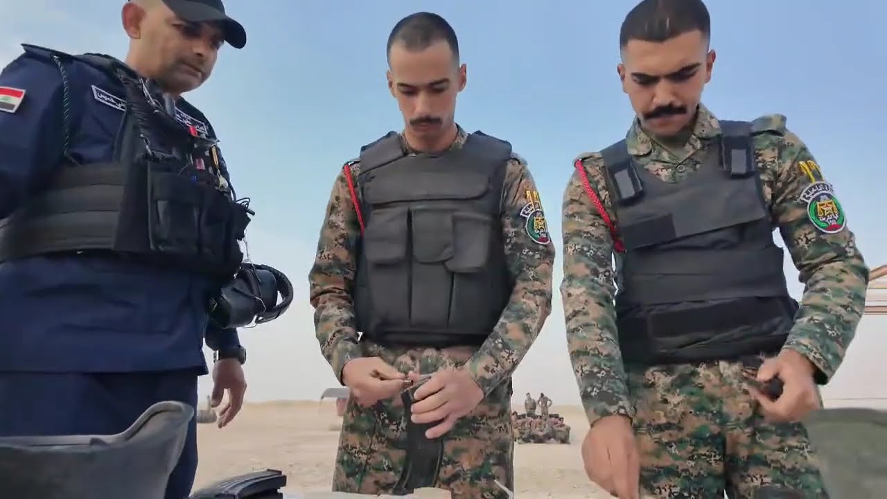 فرضية تدريب طلبة دورة 70 في معسكر بسماية بإشراف اللواء محمود خليل محسن