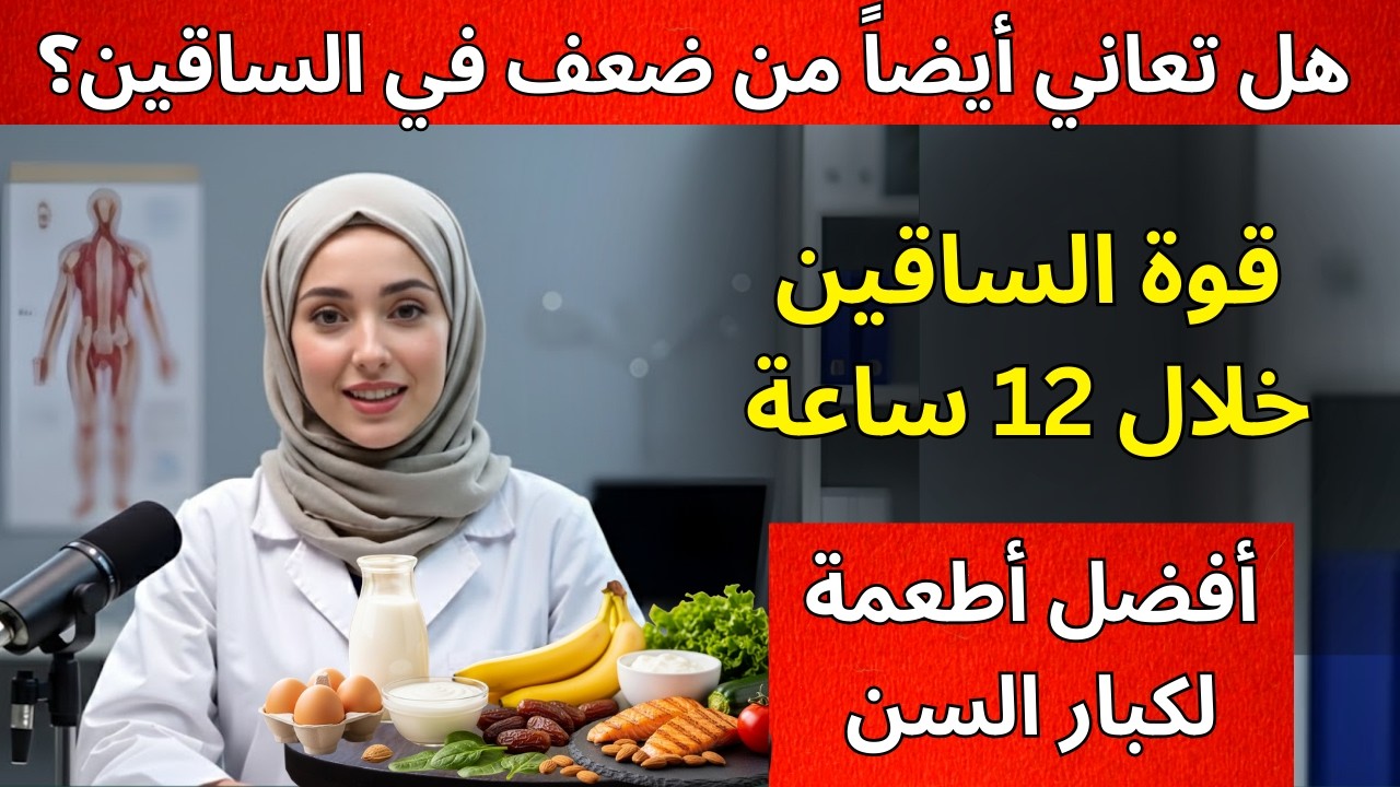 أفضل أطعمة لتقوية الساقين بسرعة | صحة كبار السن