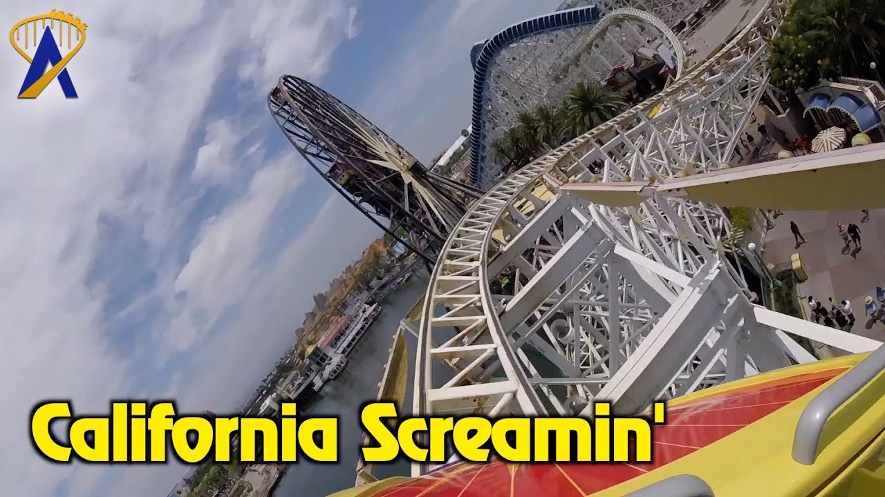 California Screamin' Roller Coaster POV at Disney California Adventure