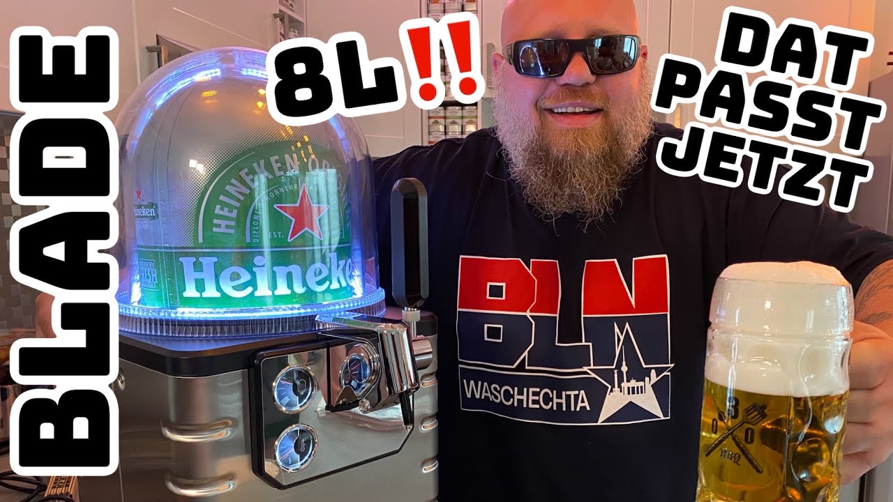 BLADE Die neue Zapfanlage 8 Liter Bier für zuhause - UNBOXING + TEST - 030 BBQ