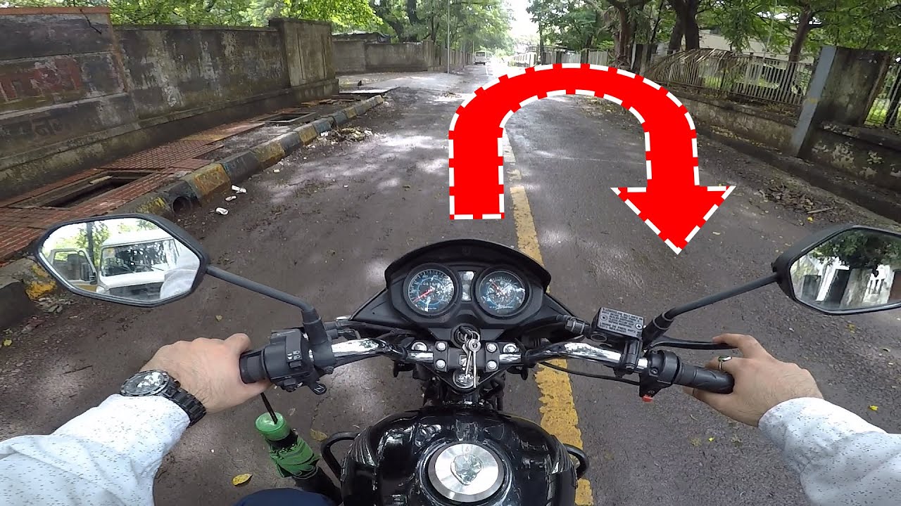 08 Easily U-Turn Le | How to Take U-Turn in a Bike | Bike Sikho in 30 Days 2020 Course