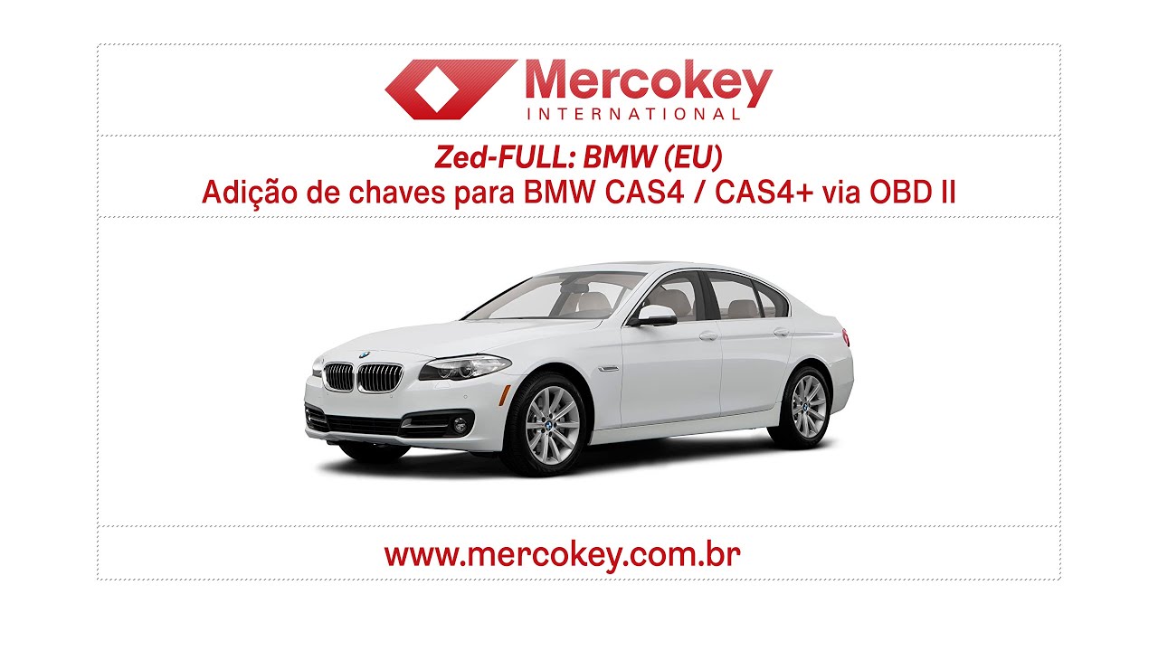 Zed FULL: BMW (EU) - Adi&ccedil;&atilde;o de chaves para BMW CAS4 / CAS4+ via OBD II