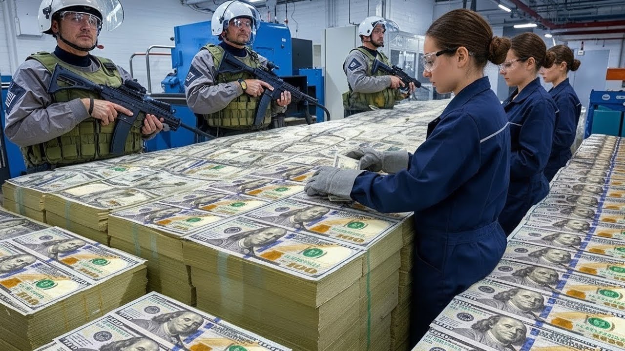 Inside the Dollar And Euro-printing Factory: From Cotton to $100 Billion Currency (Full Process)