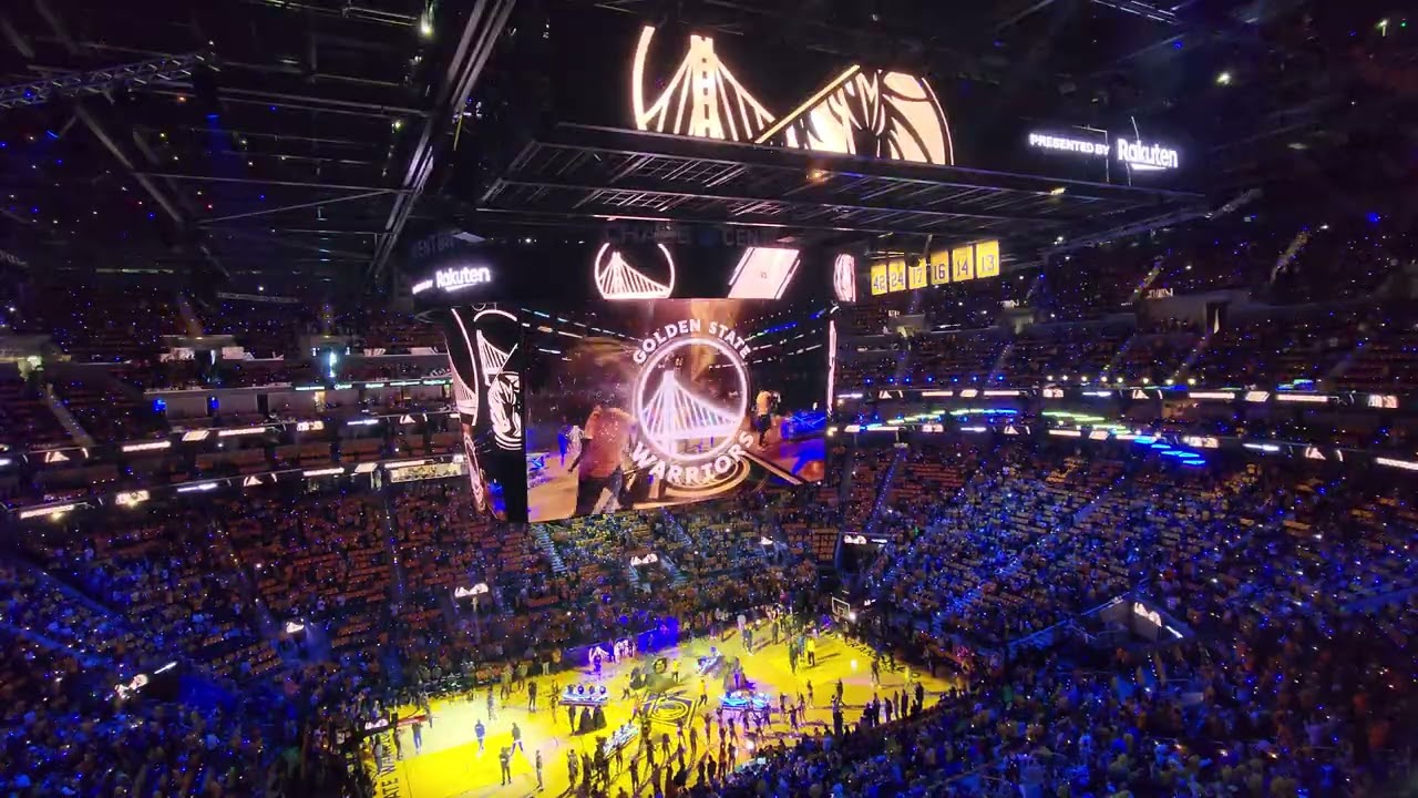Game 2 intros GSW vs DAL Chase Center Western Conference Finals