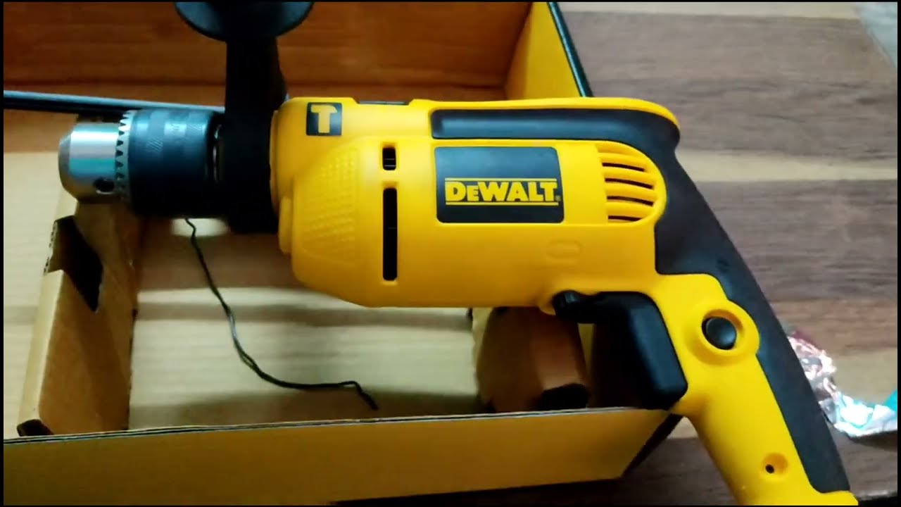 unboxing - DEWALT DWD024 750Watt 13mm impact Drill #review #manojdey