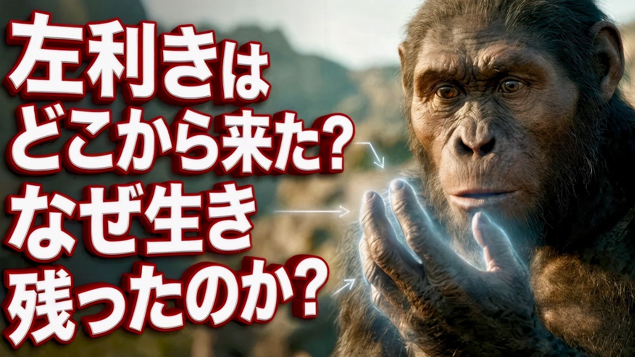 なぜ人類の90%が右利き？ 左利きが38億年の進化で生き残った遺伝子の秘密を最新研究で解明