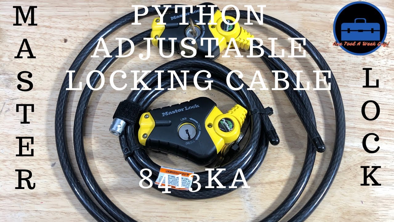 Регулируемый запирающий трос Master Lock Python