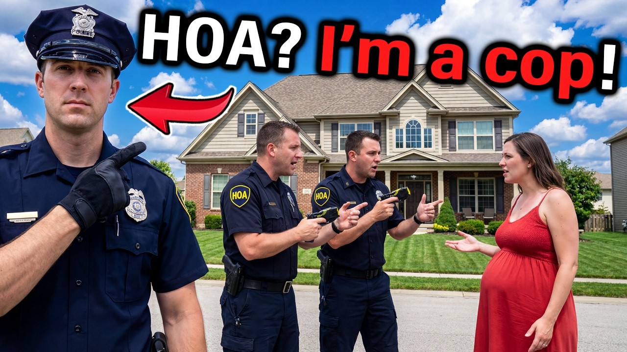HOA COPS Pull Taser on My Pregnant Wife, Unaware I'm Police!