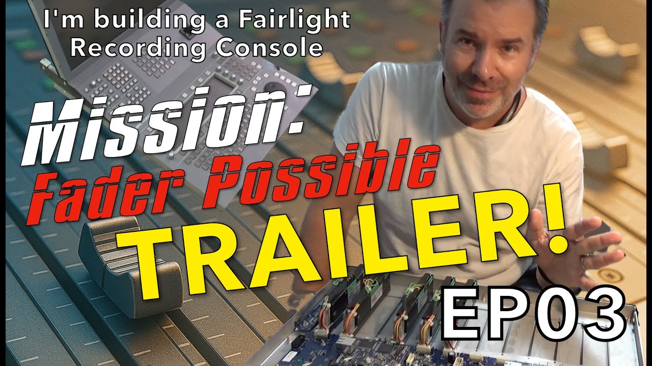 ТРЕЙЛЕР! Создаём консоль звукозаписи Fairlight &mdash; EP03 #fairlight #audiomixing #rebuild #blackmagic