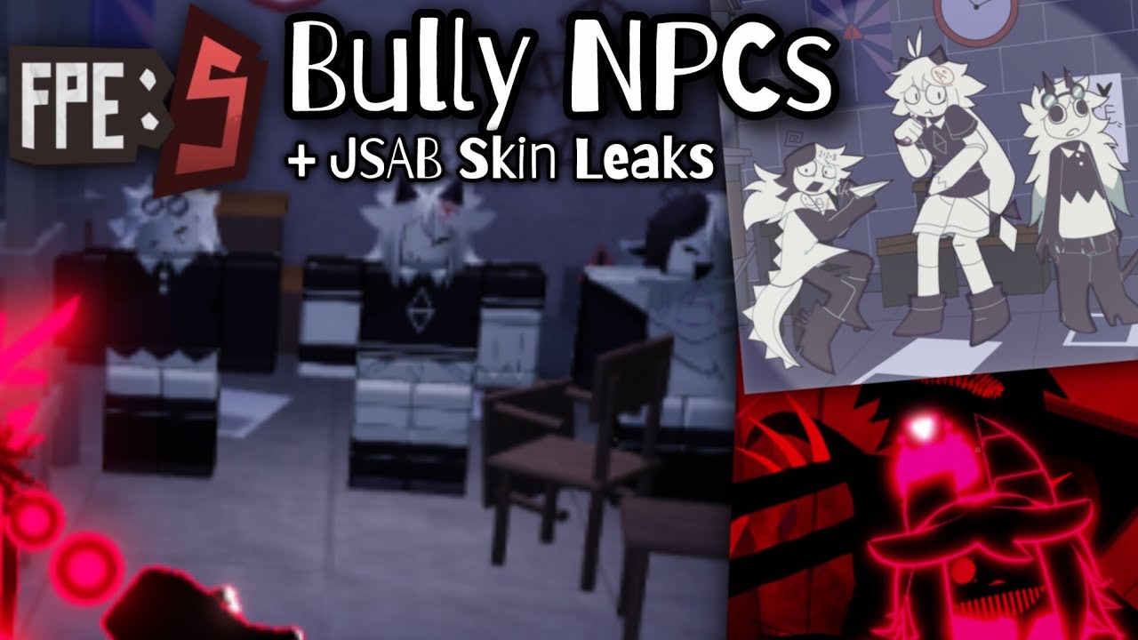 NPC Bully Trio, утечки скинов JSAB и подарочные геймпассы — FPE:S REMASTERED (Roblox)