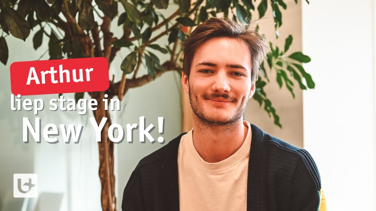 Handelsingenieur Arthur loopt stage in New York!