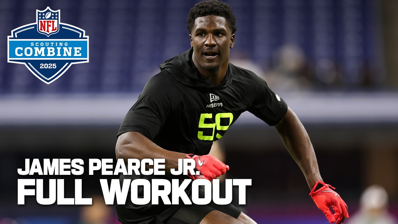 James Pearce Jr.'s 2025 NFL Scouting Combine workout