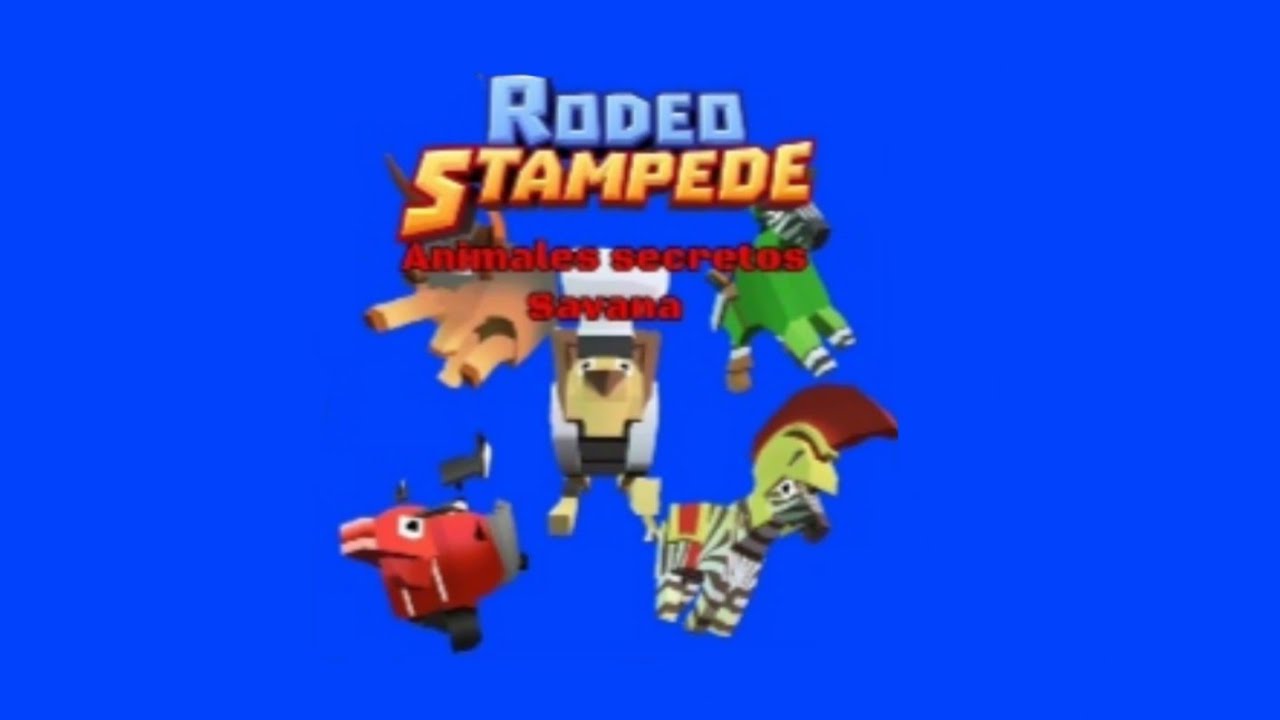 Como conseguir TODOS  los ANIMALES SECRETOS de la SABANA | Rodeo Stampede
