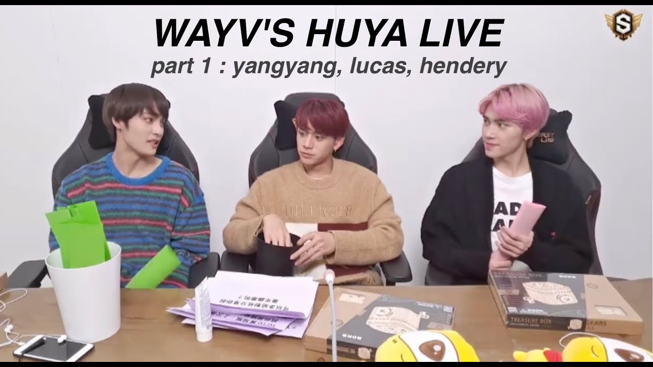(ENG SUB) [201202] WAYV HUYA LIVE CLIPS : yangyang, lucas, hendery