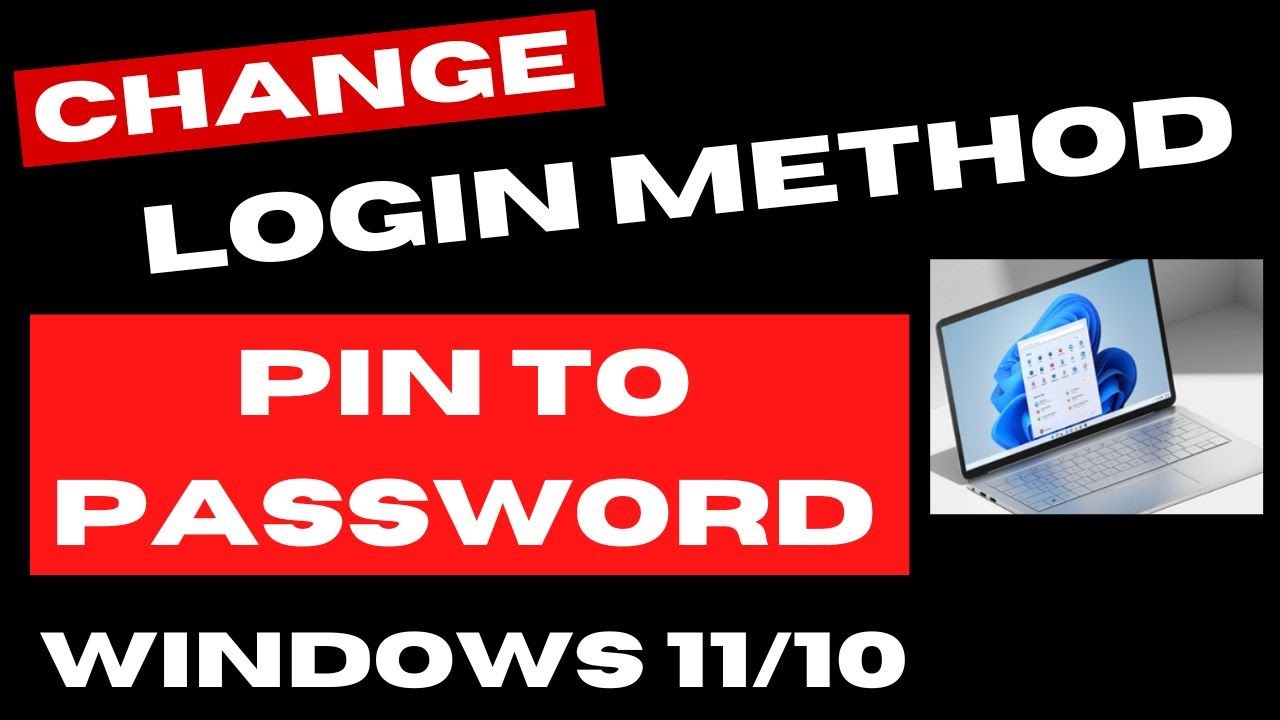 Изменить метод входа в Windows с PIN-кода на пароль в Windows 11/10