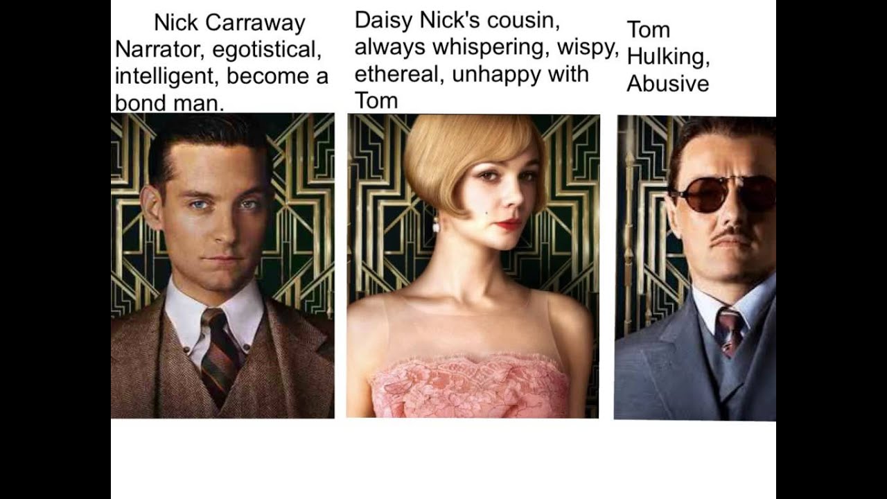 Gatsby character and setting review