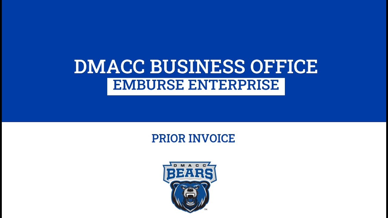 Emburse Prior Invoice