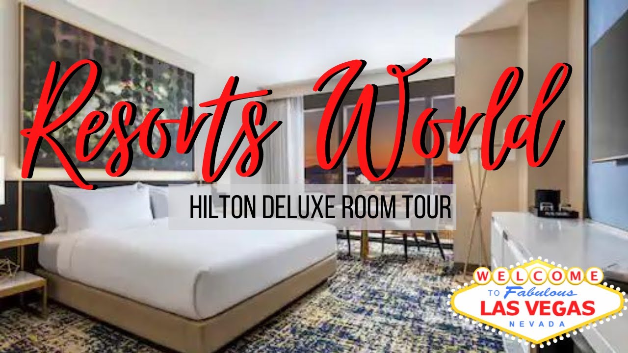Resorts World Room Tour | Hilton Las Vegas Deluxe King Strip View Room