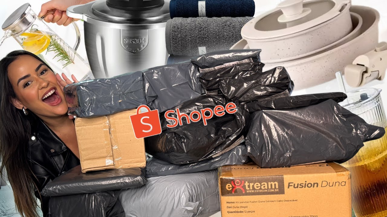 Melhores compras para CASA que fiz na SHOPEE | Utilidades e Enxoval de cozinha!