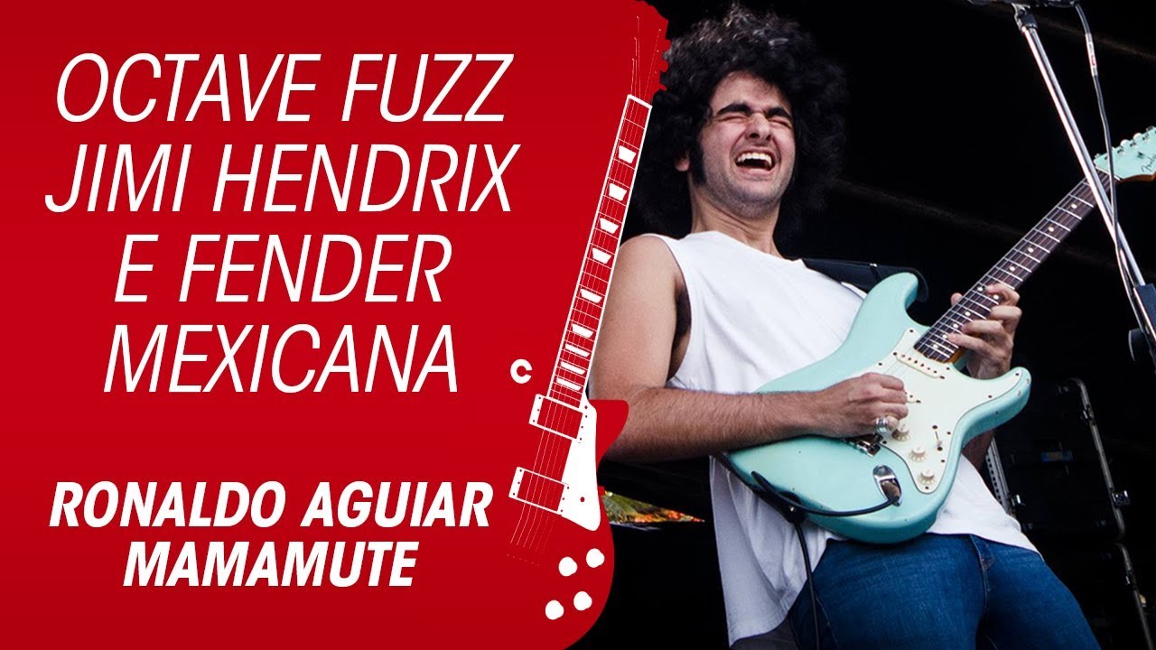 Octave Fuzz Jimi Hendrix e a fender mexicana modificada do Ronaldo Aguiar da Mamamute