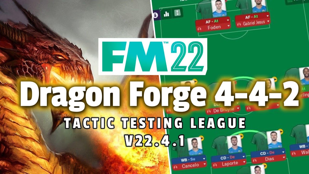 Tactic Testing League - DRAGON FORGE - FM22 - Football Manager 2022