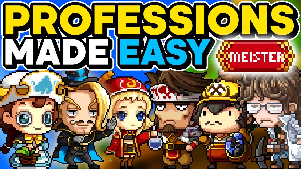 Руководство по профессиям MapleStory 2025 &mdash; Мастер алхимии, кузнечного дела и создания аксессуаров