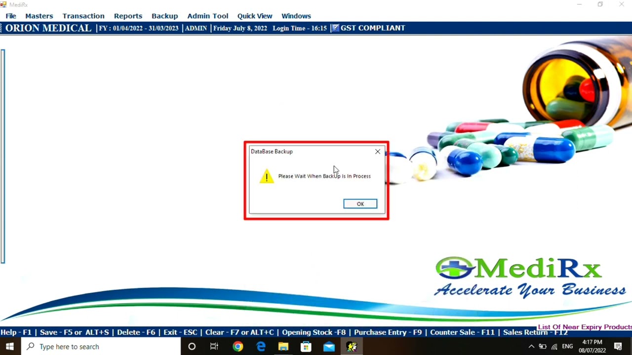 BACKUP  MEDIRX