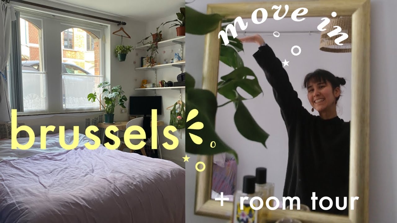 Moving to Brussels ✨ how i made my cheap basement room look cozy