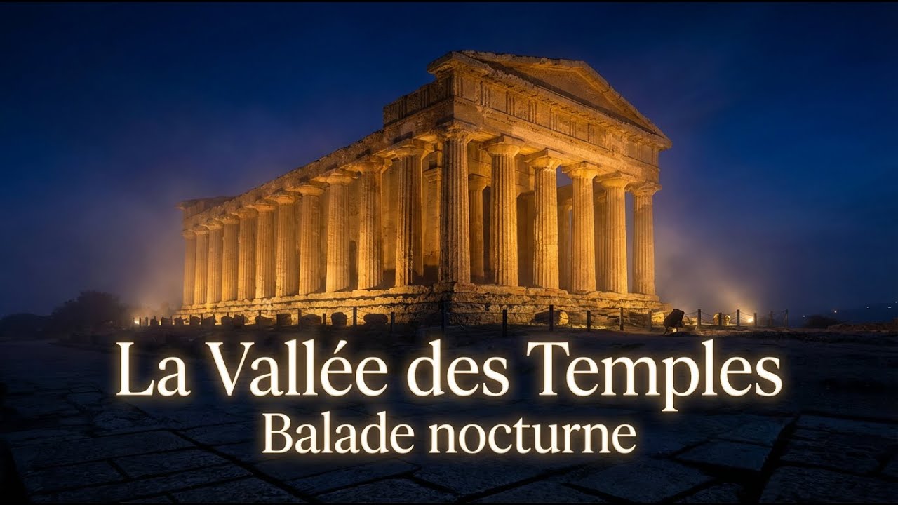 Vall&eacute;e des Temples de Nuit &ndash; Les Dieux s&rsquo;&eacute;veillent &agrave; Agrigente (4K Cin&eacute;matique)