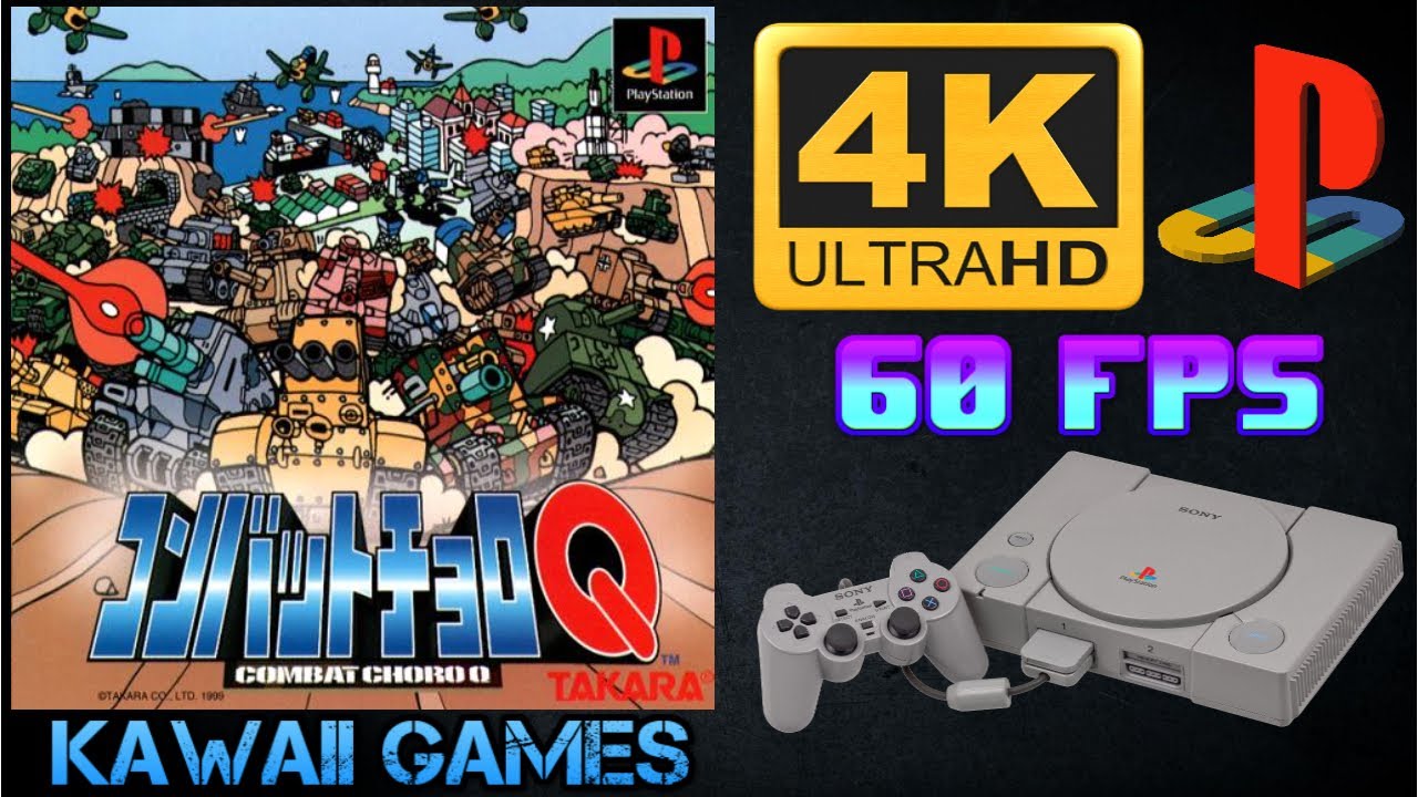 Combat Choro Q | Ultra HD 4K/60fps | PS1 | PREVIEW | Movie Gameplay Playthrough Sample