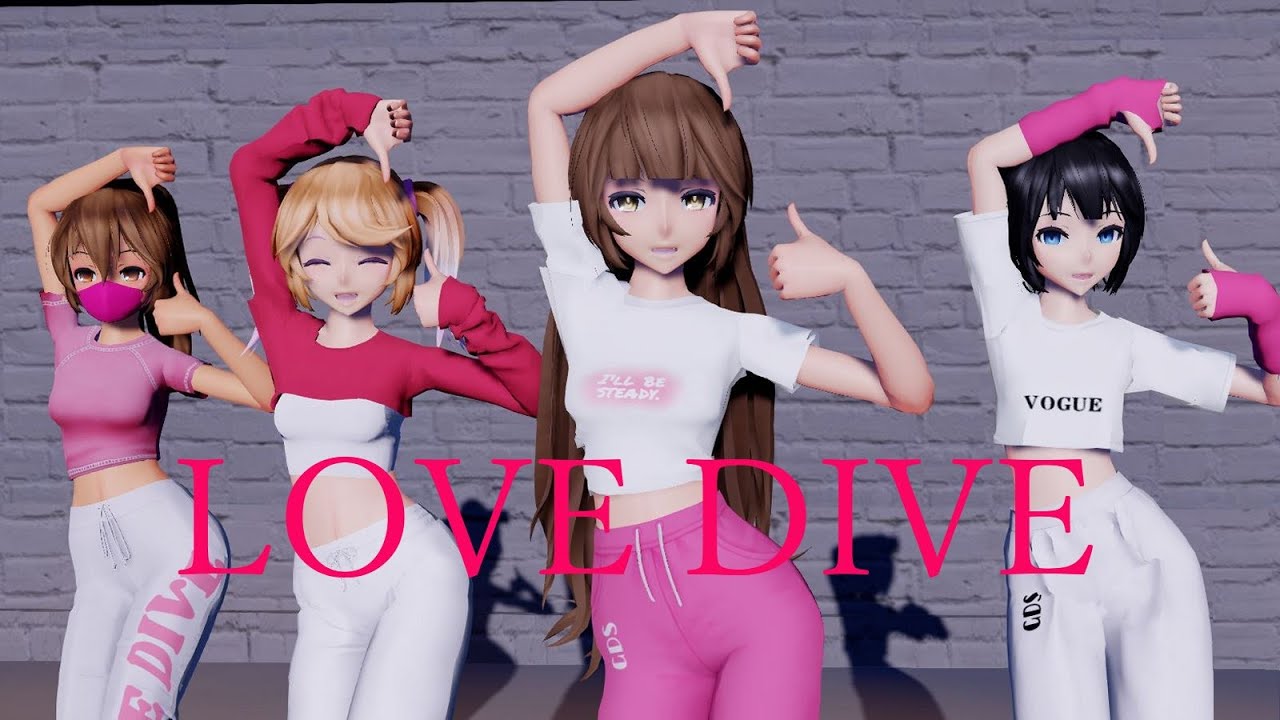 [MMD K-POP]IVE - LOVE DIVE(C-gumi)