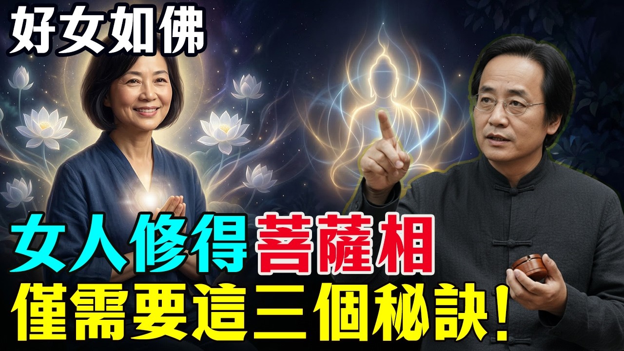 倪海廈：「好女如佛」是真的嗎？女人修得「菩薩相」，只要這3個秘訣！#倪海廈 #面相 #吸引力法則