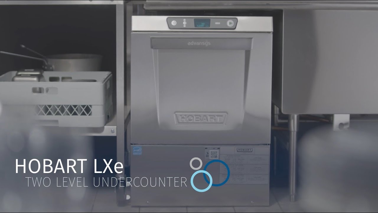 Hobart LXe Two Level Undercounter Dishwasher