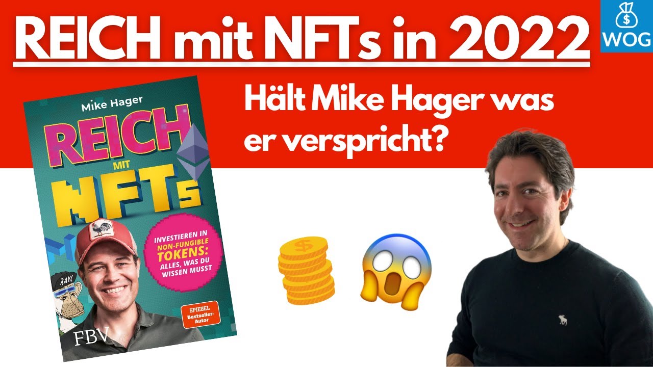 Reich mit NFTs - Was taugt das Buch von Mike Hager | Geld verdienen mit NFTs