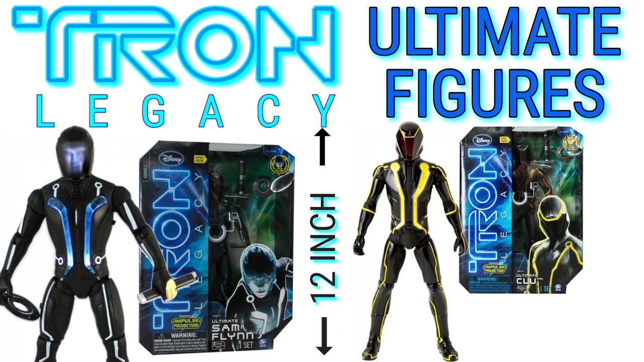 TRON Legacy Ultimate Sam Flynn & CLU Figures