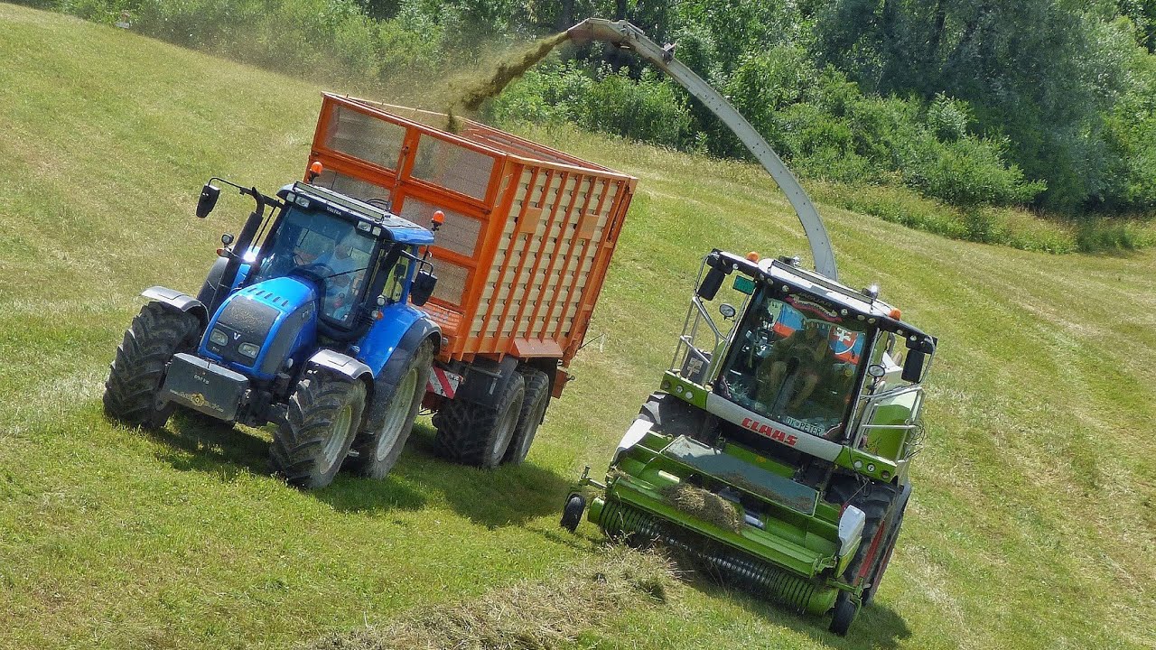 Сенокос травы на холмах [Claas Jaguar 940 - неисправность фрезы] 📢🚜