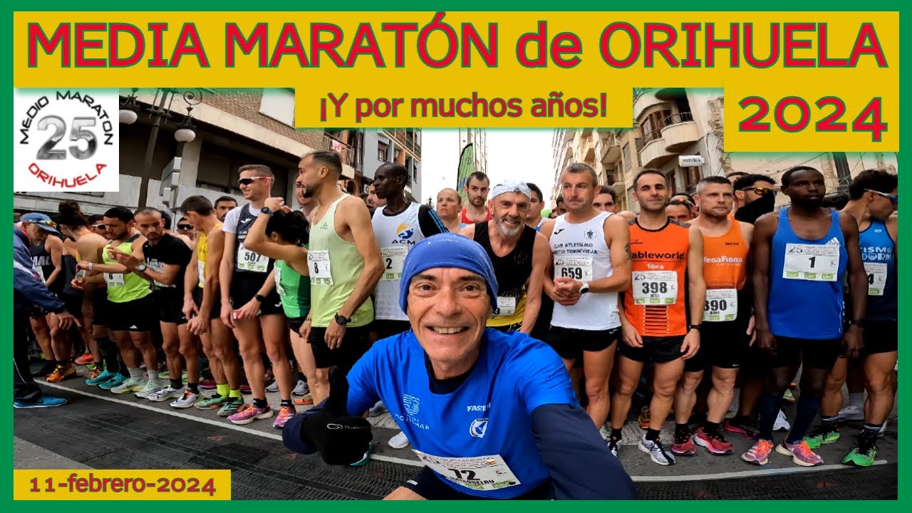 MEDIA MARATÓN DE ORIHUELA ¡Y por muchas más! Domingo 11 de febrero #running #mediamaraton #orihuela