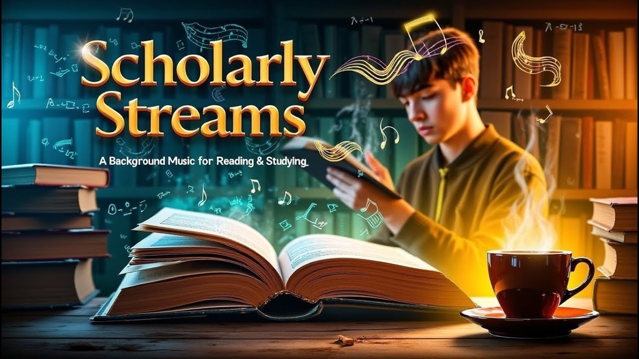Scholarly Streams: Background Music for Reading & Studying ||| #readingmusic #studyvibes #lofi
