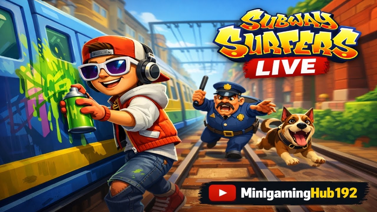 Subway Surfers Live 🔴 | Endless Run challenge with No crash #shortsfeed #livegaming #subwaysurfers
