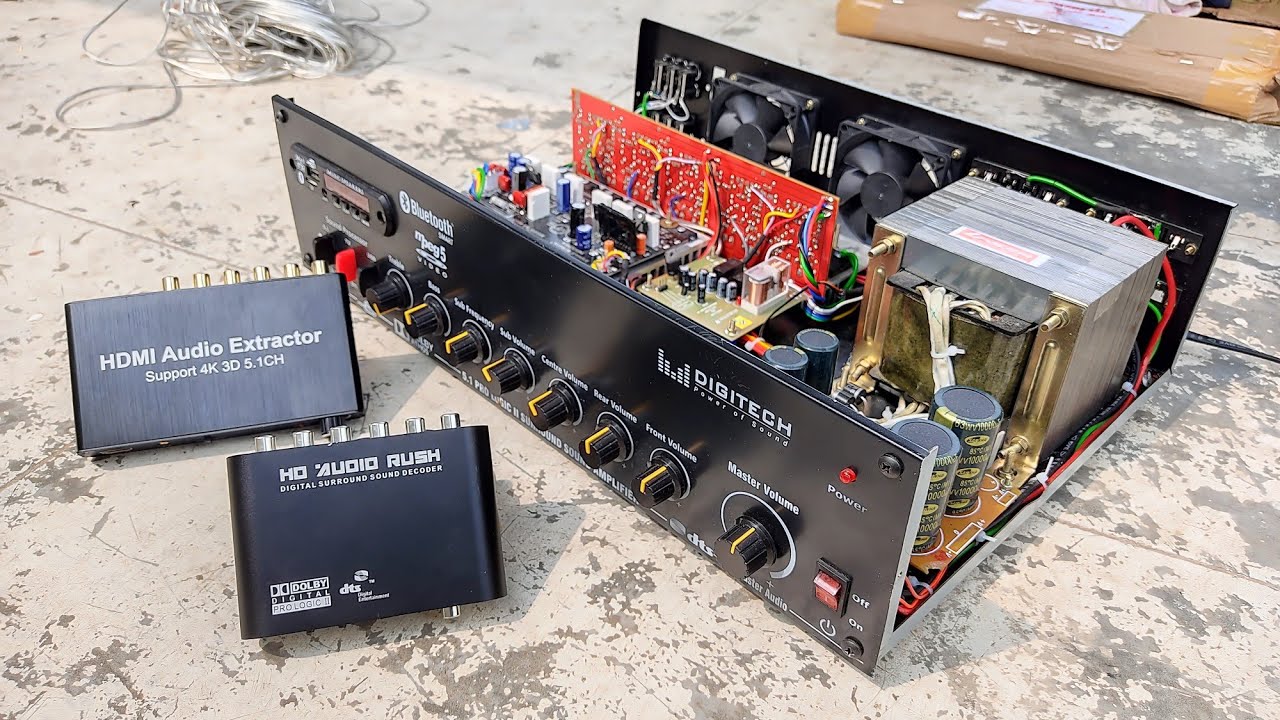 5.1 Amp for home use / M-500 / M-200 /HDMI 5.1 audio extractor / dolby 5.1 / DTS 5.1 / HDMI Audio