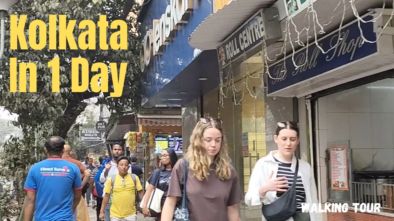 Kolkata In One Day 🇮🇳: Markets, Street Food, Park Street & Kalighat Walk
