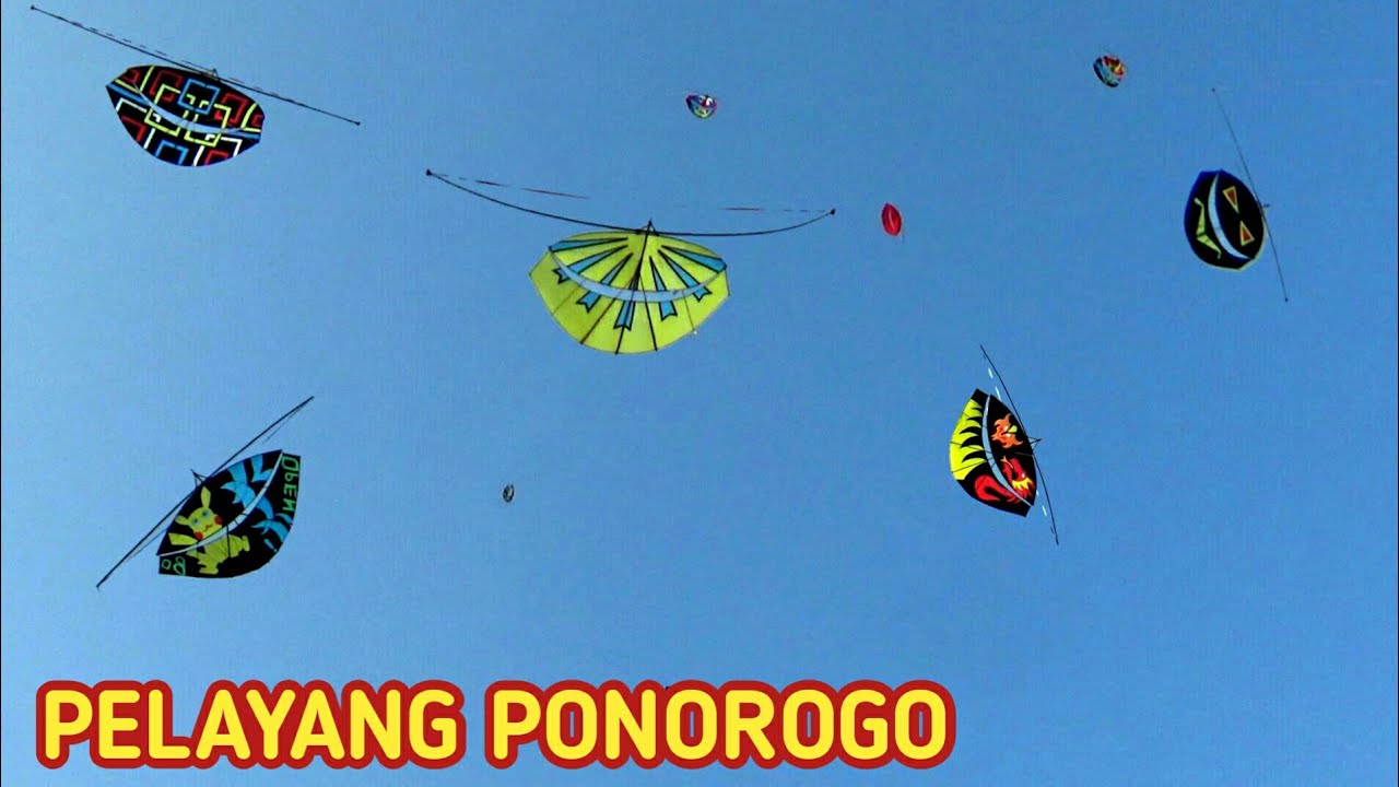 Antusias Kopdar Layangan Gapangan di Ponorogo  