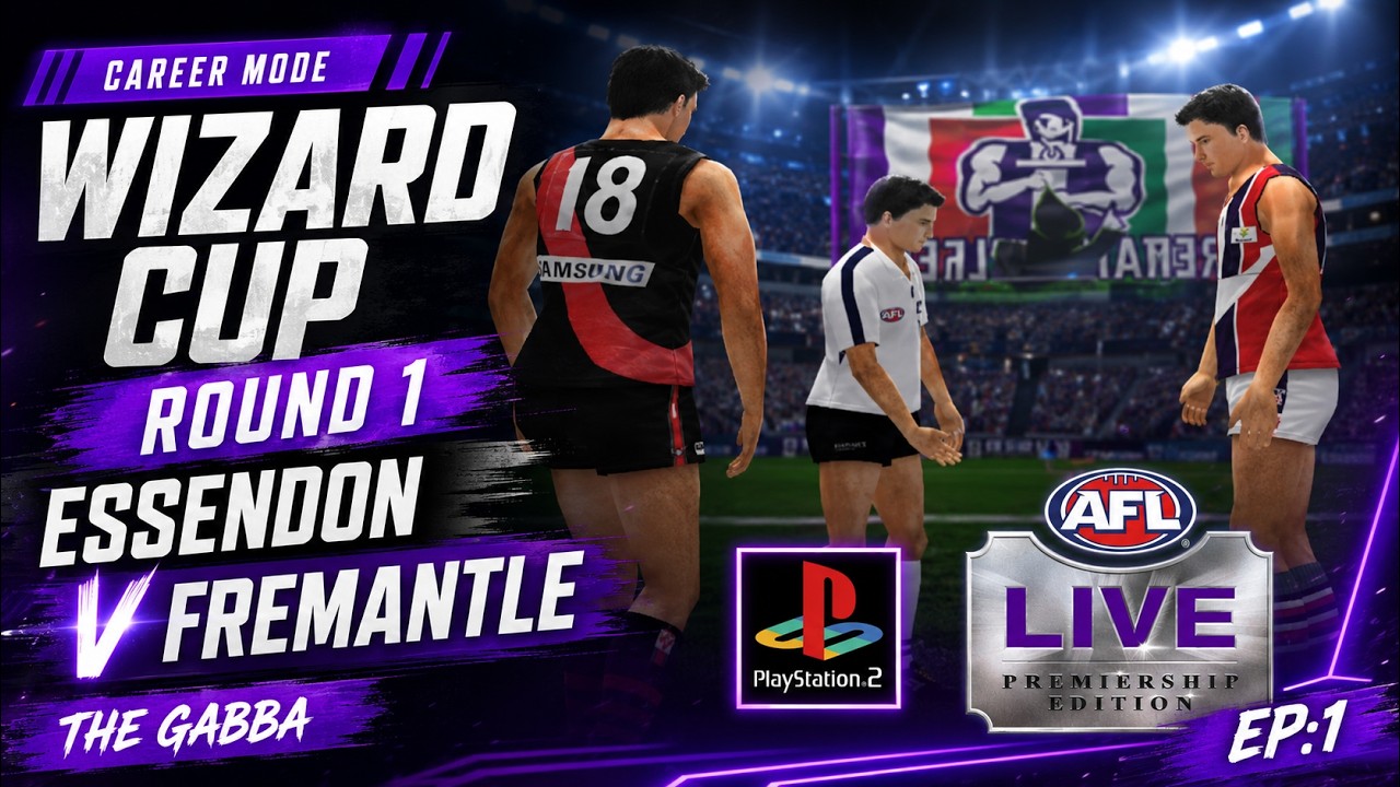 AFL Live Premiership Edition 2004 Carreer Mode: Fremantle Dockers EP:1
