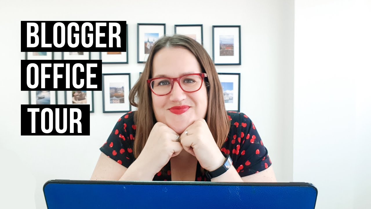 BLOGGER OFFICE TOUR: Perfect (Dog Friendly!) Blogger Office Setup and Home Office Ideas for Bloggers